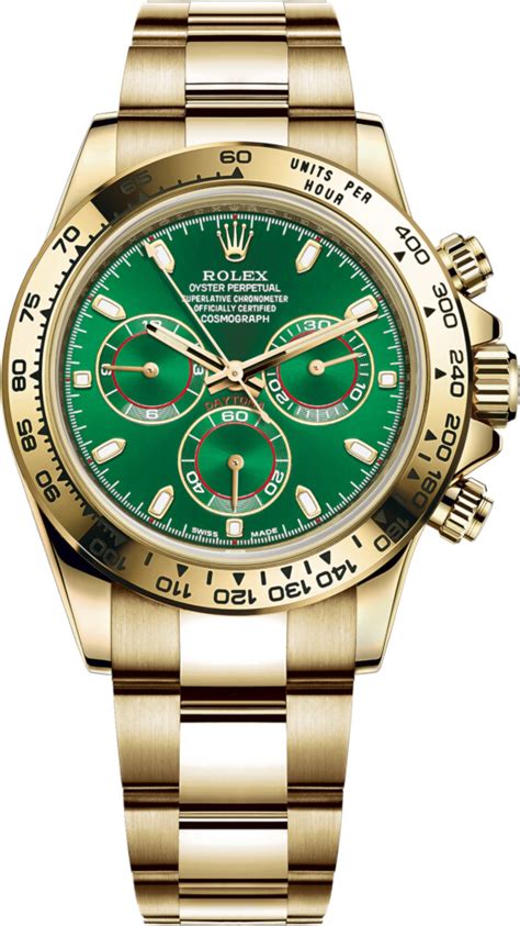 gold green face daytona